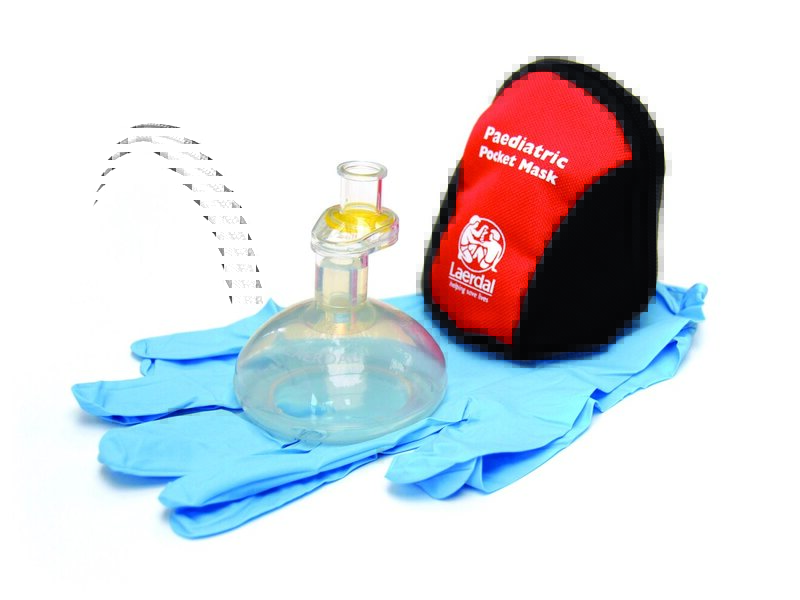 Paediatric Pocket Mask (KO) SP red & black