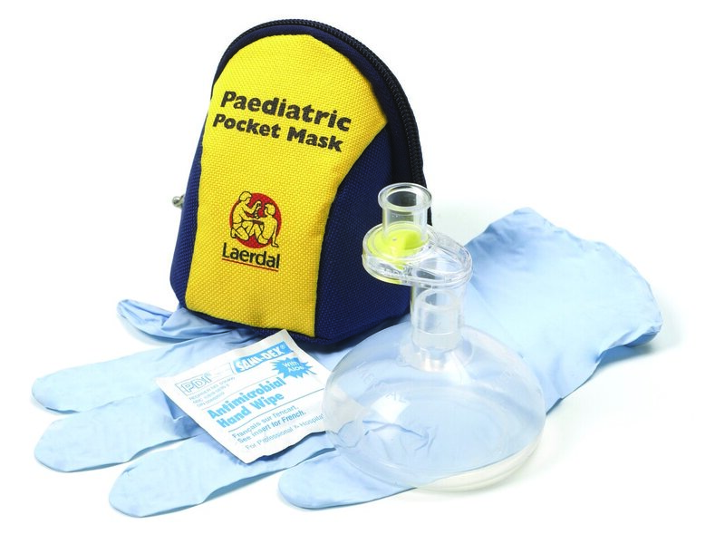 Paediatric Pocket Mask CPR Barrier Device,10pkg Laerdal Medical