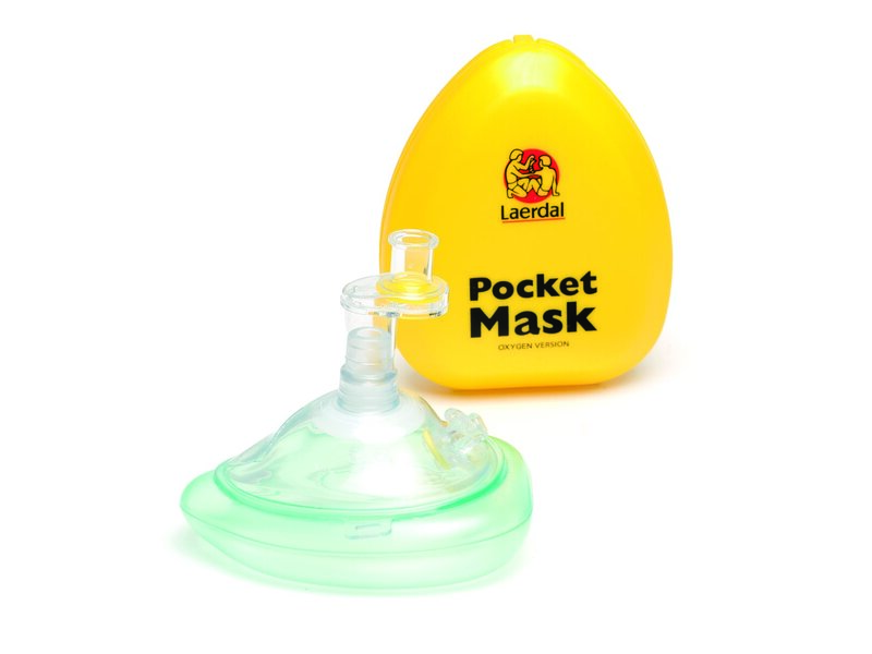 Pocket Mask O2 w/o wipe & gloves HC (IE)