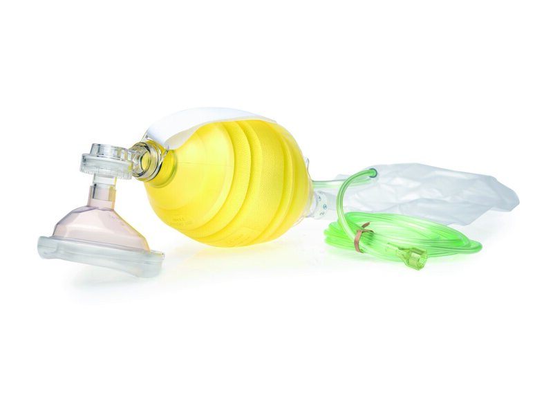 The BAG II Resuscitator Adult mask #5 w/inf.port