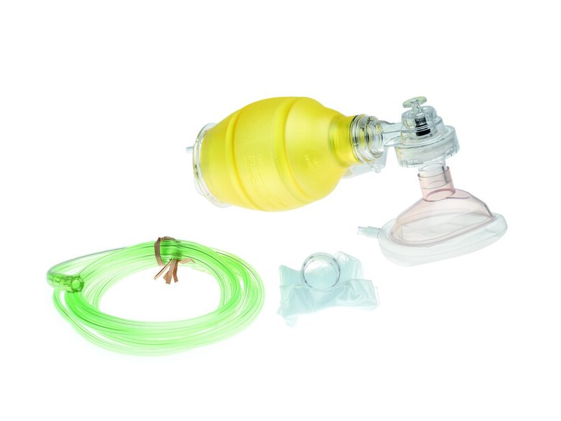 The BAG II Resuscitator Child mask #3 w/ inflation port Qty 1