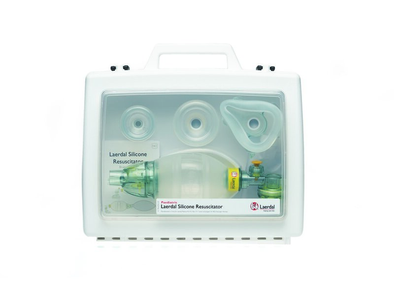 Laerdal Silicone Resuscitator, Paediatric Complete in Display Case