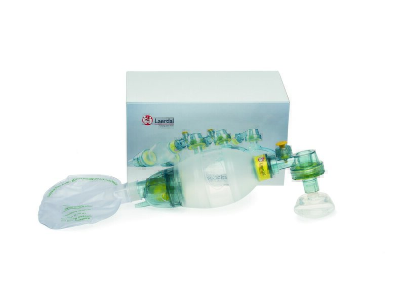 Laerdal Silicone Resuscitator, Standard Term-Baby with infant mask 0/1