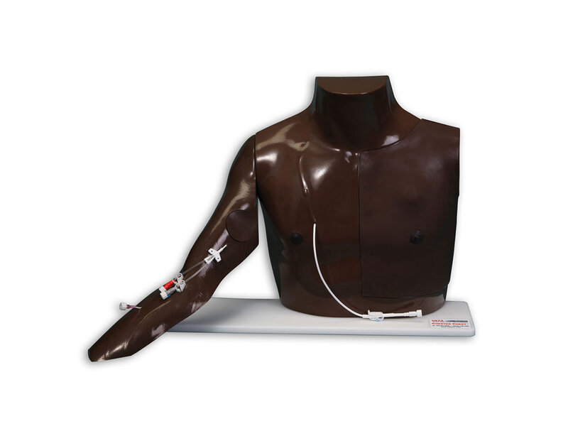 Chester Chest Advanced Arm dunkel 
