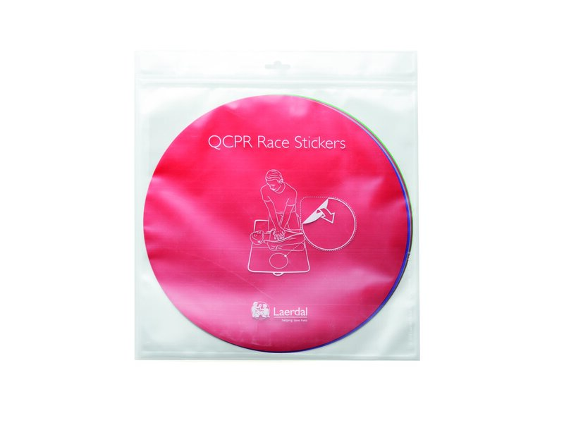 QCPR Race Stickers Pack of 6 stickers