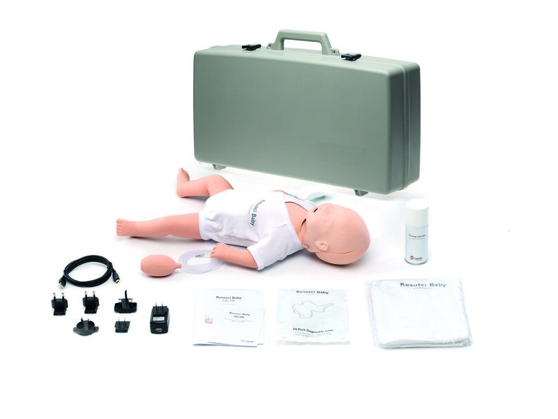 Nieuwe Resusci Baby QCPR met luchtweghoofd