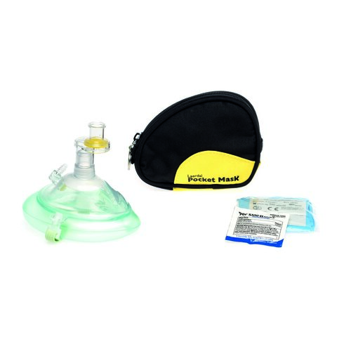 Lommemaske m/O2 adapter i bæreveske (svart)